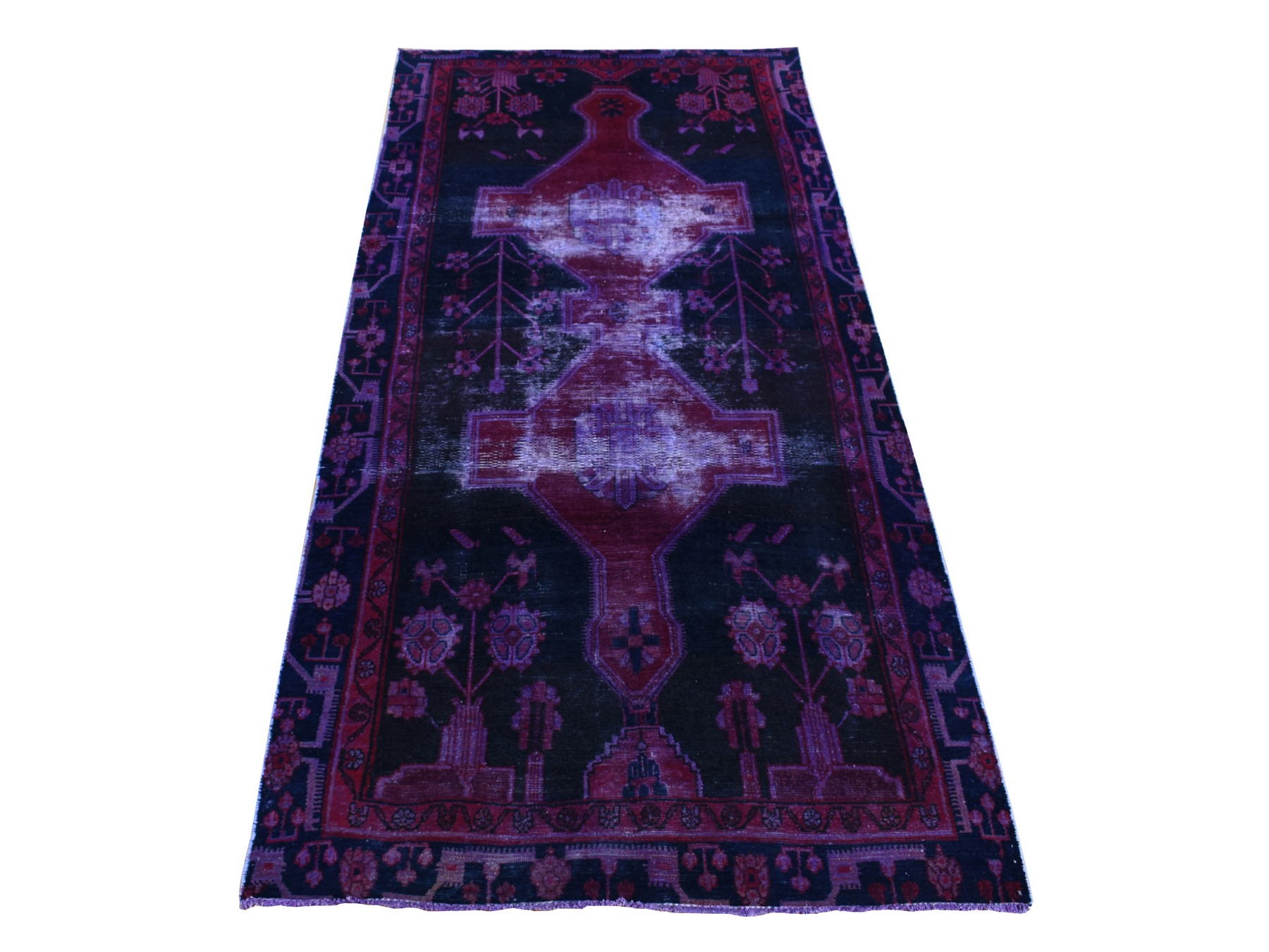 Overdyed & Vintage Rugs LUV728586